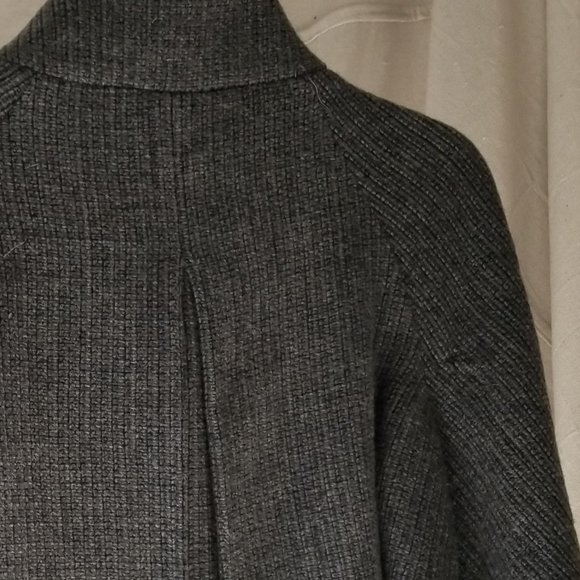 I-N-C Women’s Heavy Wool Grey Cropped Pea Coat – size M - Picture 10 of 15
